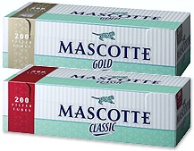 Mascotte cigarette tubes from Gizeh