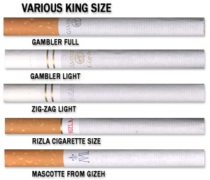Filtered Cigarette Tubes Various Manufacturers & Designs