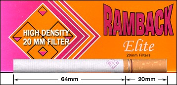 D&R Tobacco's New Ramback Elite Filtered Cigarette Tubes