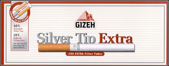 Gizeh Silver Tip Extra long filter