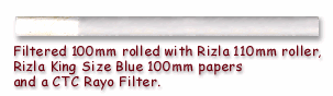 100 mm handrolling with filters