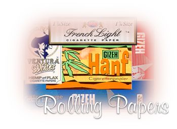 Rolling papers from Republic Tobacco and Gizeh