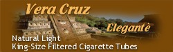 Vera Cruz Elegante Filtered Cigarette Tubes