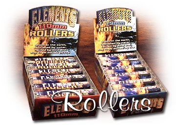 Elements from HBI Super Rollers for cigarettes
