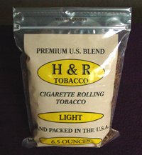 H&R Tobacco's new Light blend of rolling tobacco