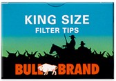 Slim filter tips, Bull Brand, Britain