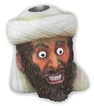 Osama bin Laden with a hole for your smoke