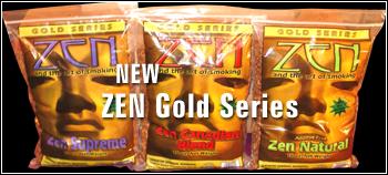 The New ZEN Gold Series of Premium Tobaccos